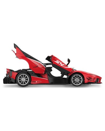 Сглобяема кола с радиоуправление Rastar - Ferrari FXXK EVO, 84 части, 1:18 - 5